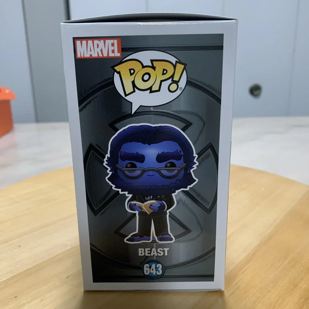 Funko Pop! Vinyl: Marvel - Beast (Flocked) - Walmart (Exclusive) #643